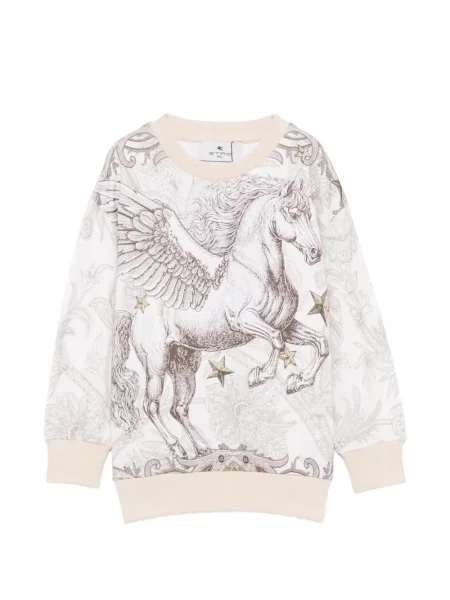 Sweter dziecięcy Etro biały