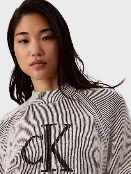 У смужку светр Calvin Klein Jeans