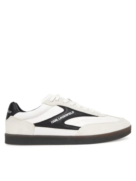 Sneakersy KARL LAGERFELD białe