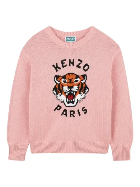 Sweter dziecięcy Kenzo różowy