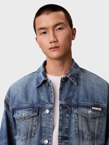 Джинсова куртка Calvin Klein Jeans синя
