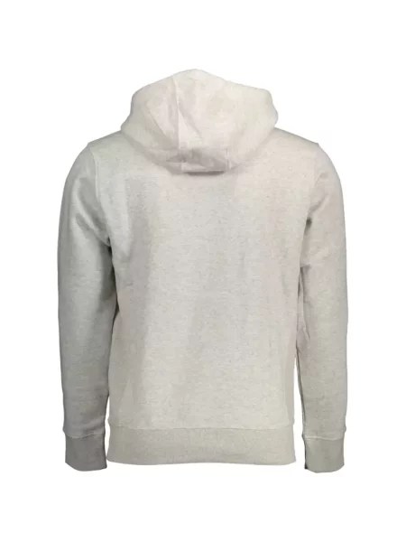 Hoodie Tommy Hilfiger με αυτόγραφο γκρι