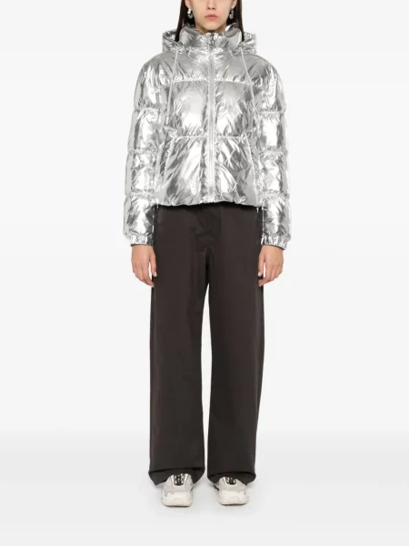 Mała mały sukienka mini Michael Michael Kors garniturowa srebrna