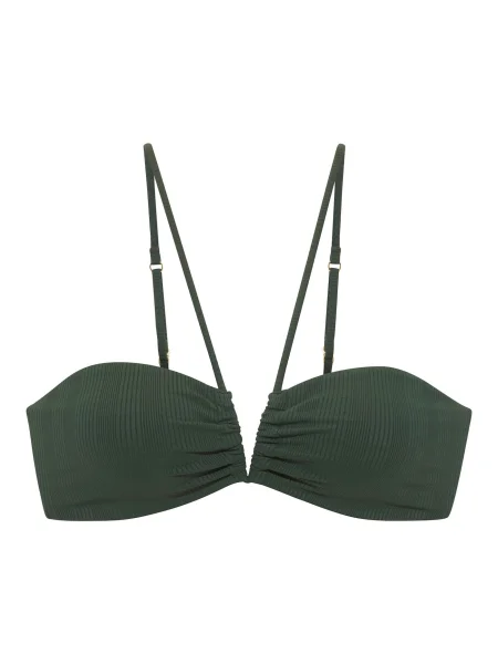 Copenhagen Studios Sutien costum de baie închis verde