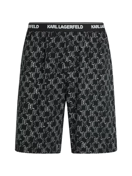 Pantaloni scurți Karl Lagerfeld negru