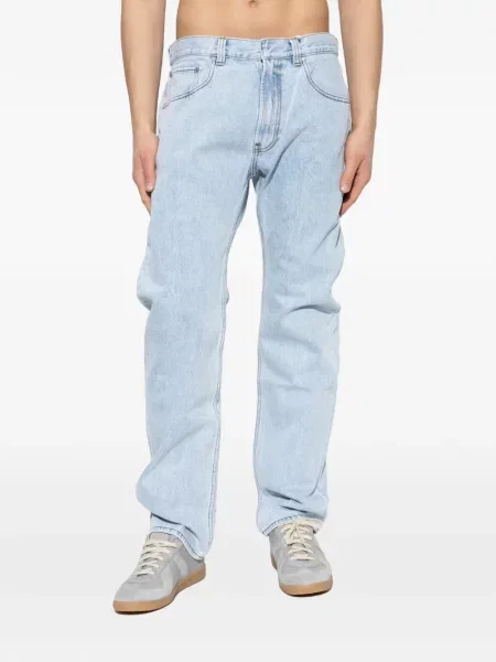 Džíny Entire Studios s autogramem modré