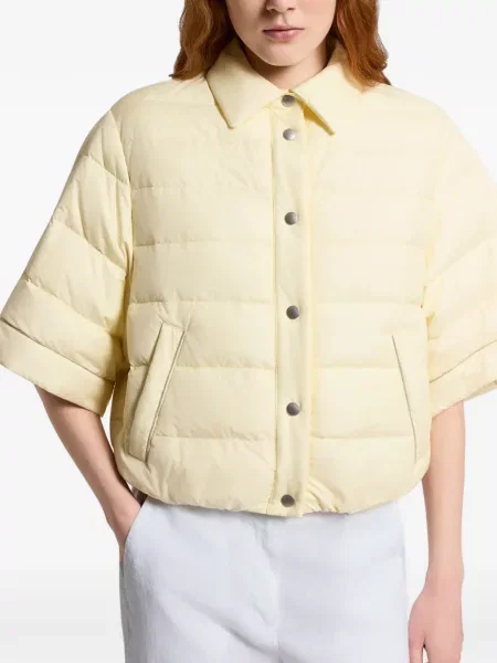 Krótka kurtka Peserico żółta