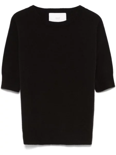 Tricou Vanisè din cașmir maro