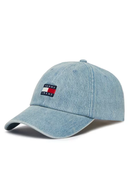 Tommy Jeans czapka z daszkiem niebieska