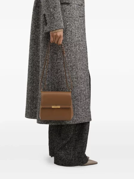 Geanta de piele Dolce & Gabbana din piele maro