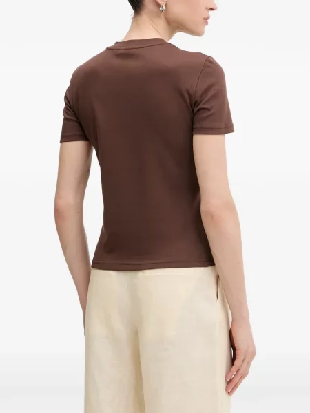 Tricou La Mania cu imagine maro