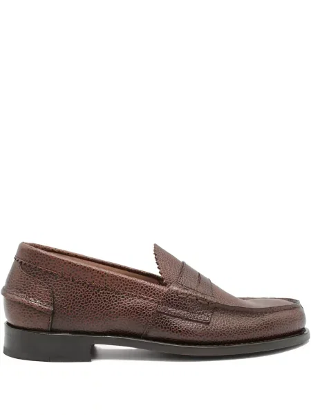 Pantofi loafer Saxone Of Scotland din piele maro