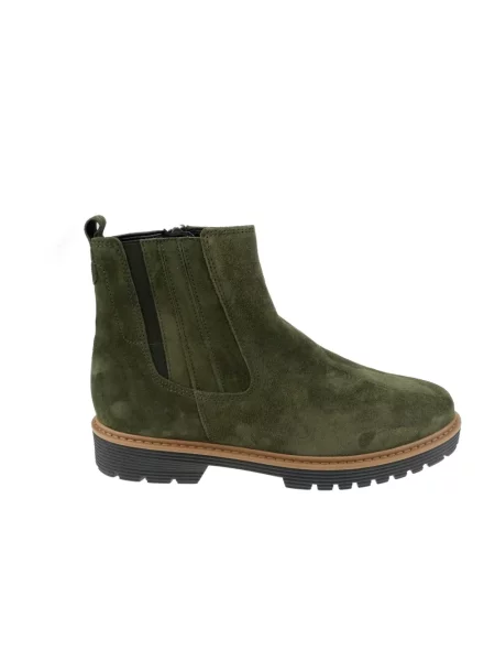 Buty do kostki Gabor zamszowe biznesowe zielone