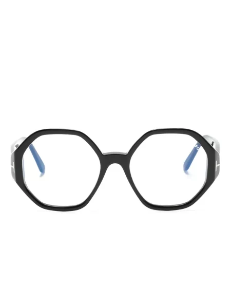 Ochelari de soare Tom Ford Eyewear cu imprimeu geometric negru