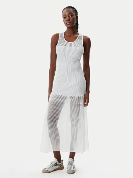 PINKO Rochie tricotată alb
