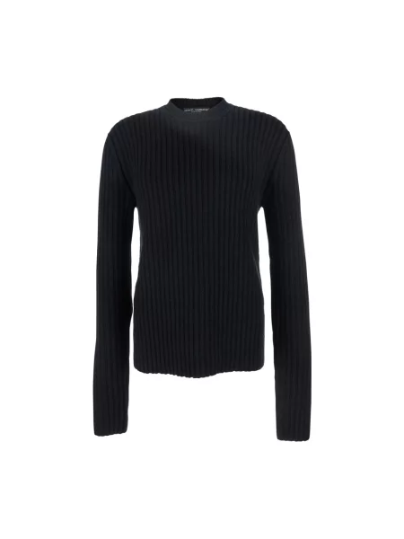 Sweter Dolce And Gabbana z logo czarny