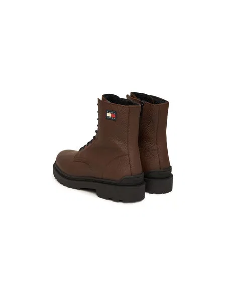 Auliniai batai Tommy Jeans Tjm Lace Up Tumbled High ruda