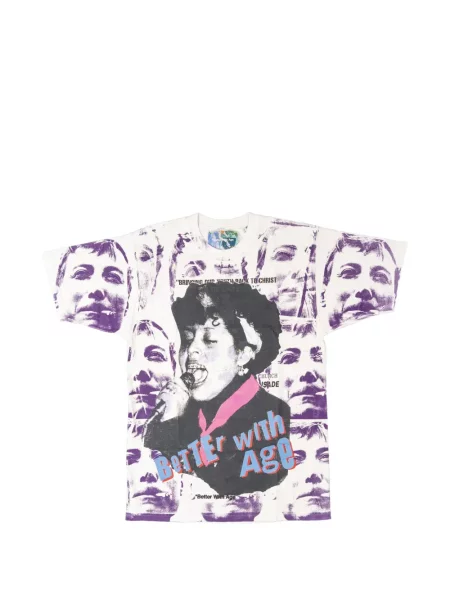 Tricou Better With Age cu imagine alb