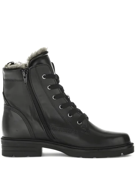 Botine Gabor cu șireturi din dantelă negru