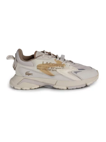 Sneakersy Lacoste beżowe
