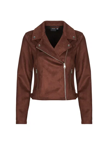 Geacă Vero Moda scurtă bordo