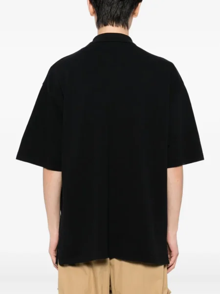 Polo Maison Kitsune negru