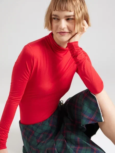 TOPSHOP Póló KATH' piros