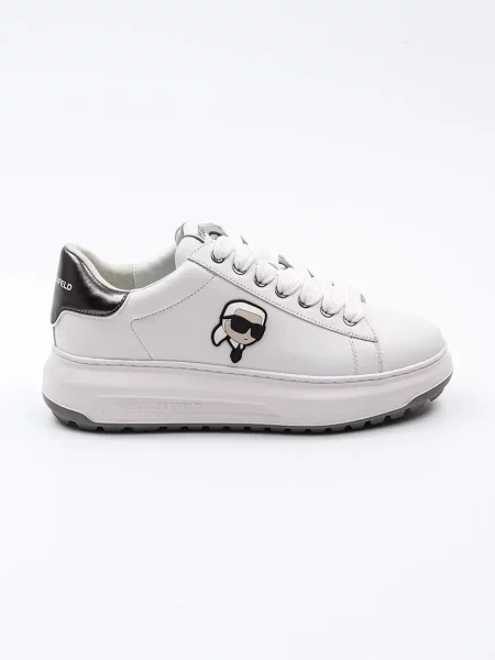 Sneakersy Karl Lagerfeld skórzane białe