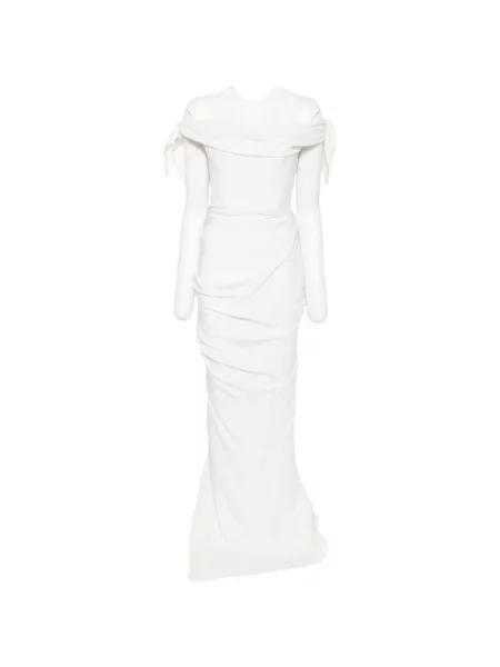 Rochie maxi Cult Gaia drapată alb