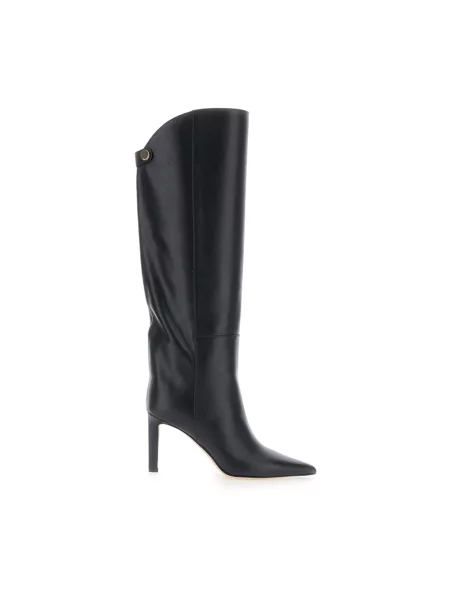Botki Jimmy Choo skórzane czarne