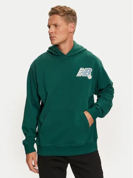 New Balance Bluza zielony