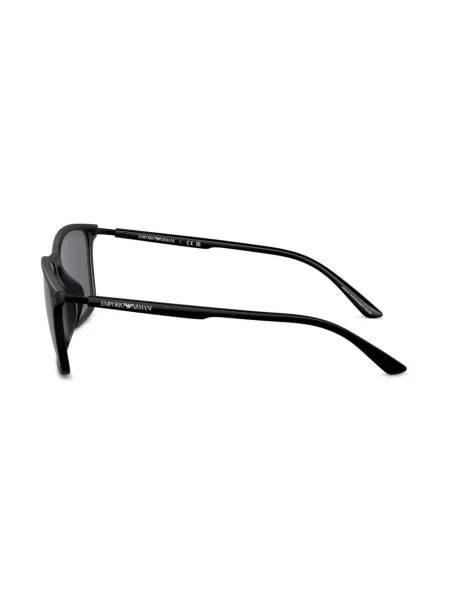 Ochelari de soare pătrați Emporio Armani negru