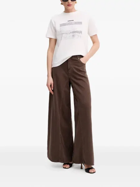 Tricou Patrizia Pepe cu imagine alb