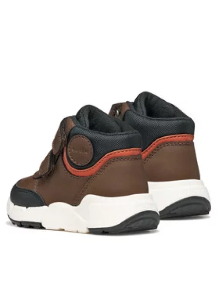 Geox Auliniai batai B Flexyper Mini Boy S Tamsiai ruda