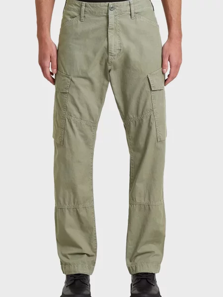 Штани карго G-star Raw оливкові
