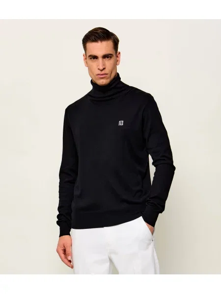 Pulover Balmain de mătase negru