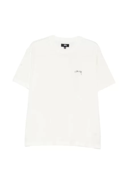 Tricou Stüssy cu imagine alb