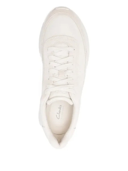 Sneakerși Clarks alb