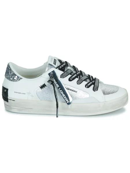 Crime London sneakers din piele DELUXE alb