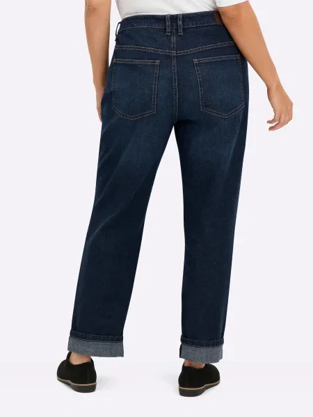 SHEEGO Jeans închis albastru