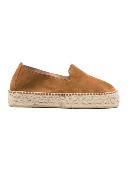 Espadryle Manebi zamszowe brązowe