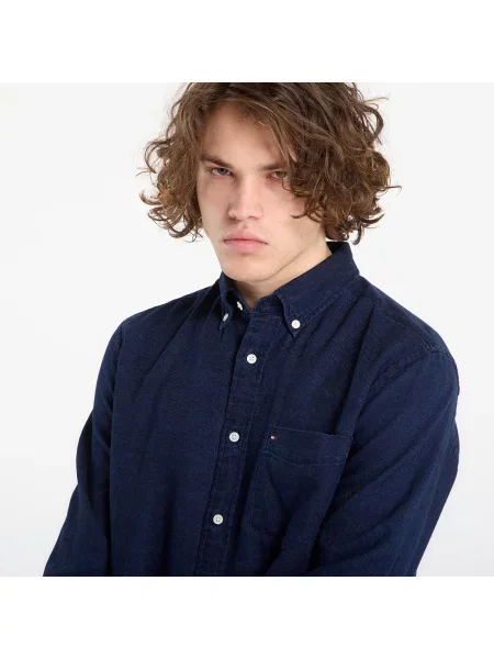 Tommy Hilfiger Flanelová Košile Regular Fit tmavě modrá