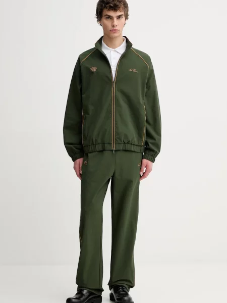 Спортивні штани Les Deux з аплікацією зелений