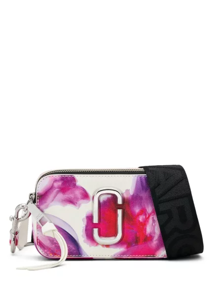 Torebka crossbody Marc Jacobs w kwiatki biała