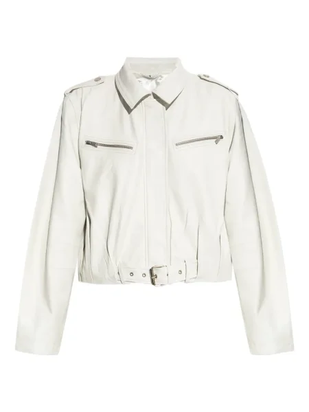 Geanta de piele Gestuz alb