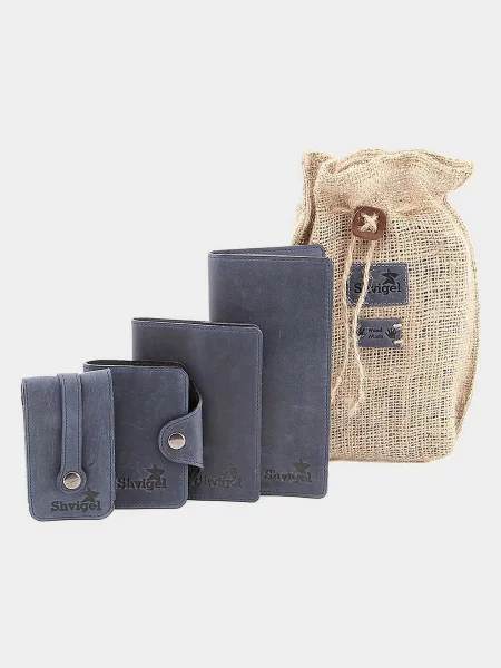 Shvigel Гаманець Шкіра синій