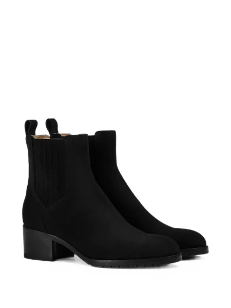 Semišové chelsea boots Doucal's černé