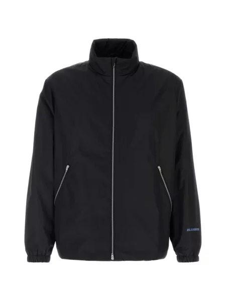 Geacă Jil Sander cu imagine negru