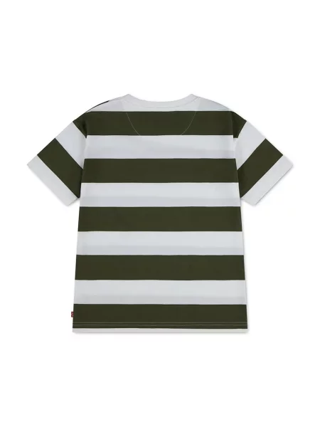Levi's majica za djecu s pamukom BIG STRIPE TEE zelena