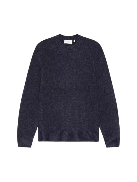 Sweter Les Deux wełniany niebieski